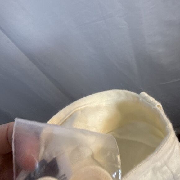 Women’s Eddie Bauer Cream Wide Leg Linen Capri Pants Size 8 Petite NWOT - Picture 12 of 14